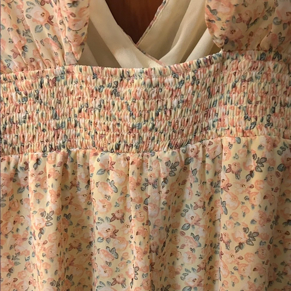 Floral Wrap-Front Mini Dress - Picture 11 of 12